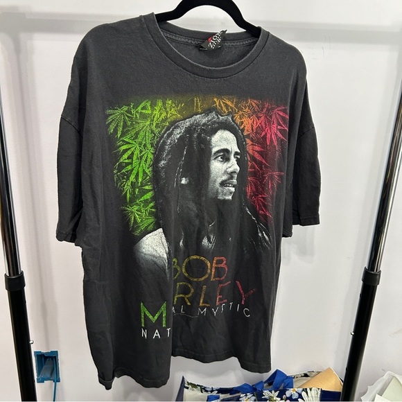 Zion Rootswear Bob Marley 2009 Allover Graphic Tshirt Size 2X - "Joey" - Picture 2 of 16